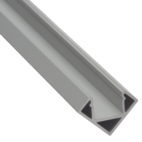 SUCI-19x19 Hliníková lišta pro LED pásek vnitřní rohová, včetně PC difuzoru B