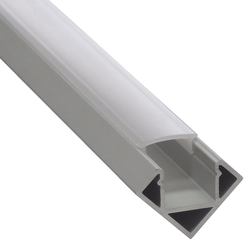 SUCI-19x19 Hliníková lišta pro LED pásek vnitřní rohová, včetně PC difuzoru B