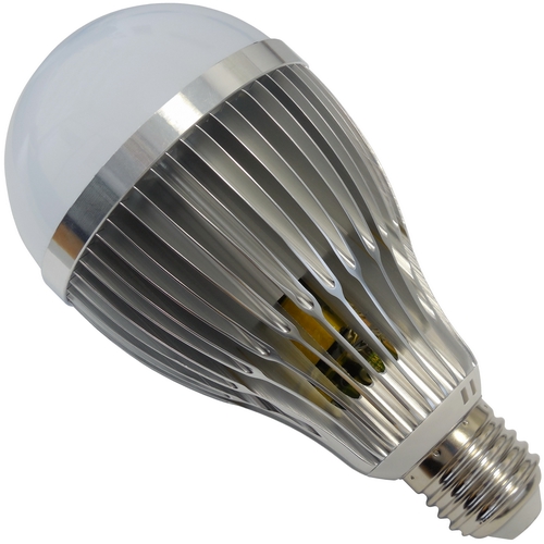 BUTES-12W-E27 LED Žárovka Tend Silver, teplá bílá