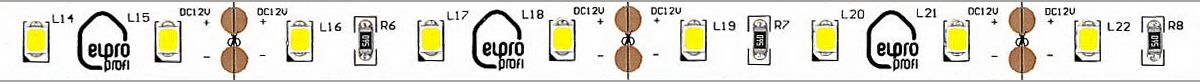 LED pásek ST-DC12V-5W/10mm/60SMD2835/m-NW-IP20, přirozená bílá
