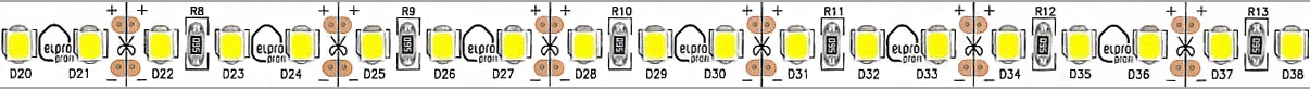 LED pásek ST-DC12V-10W/120SMD2835/m-CW-IP20, studená bílá