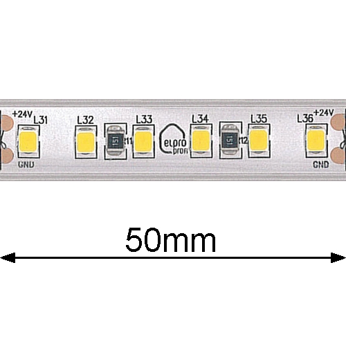 LED pásek ST-DC24V-10W/120SMD2835/m-NW-IP67, přirozená bílá
