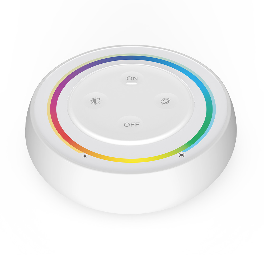 MiBoxer (Mi-Light) S2-W RF nástěnný / ruční ovladač RGB+CCT, 1 okruh, magnetický, bílý