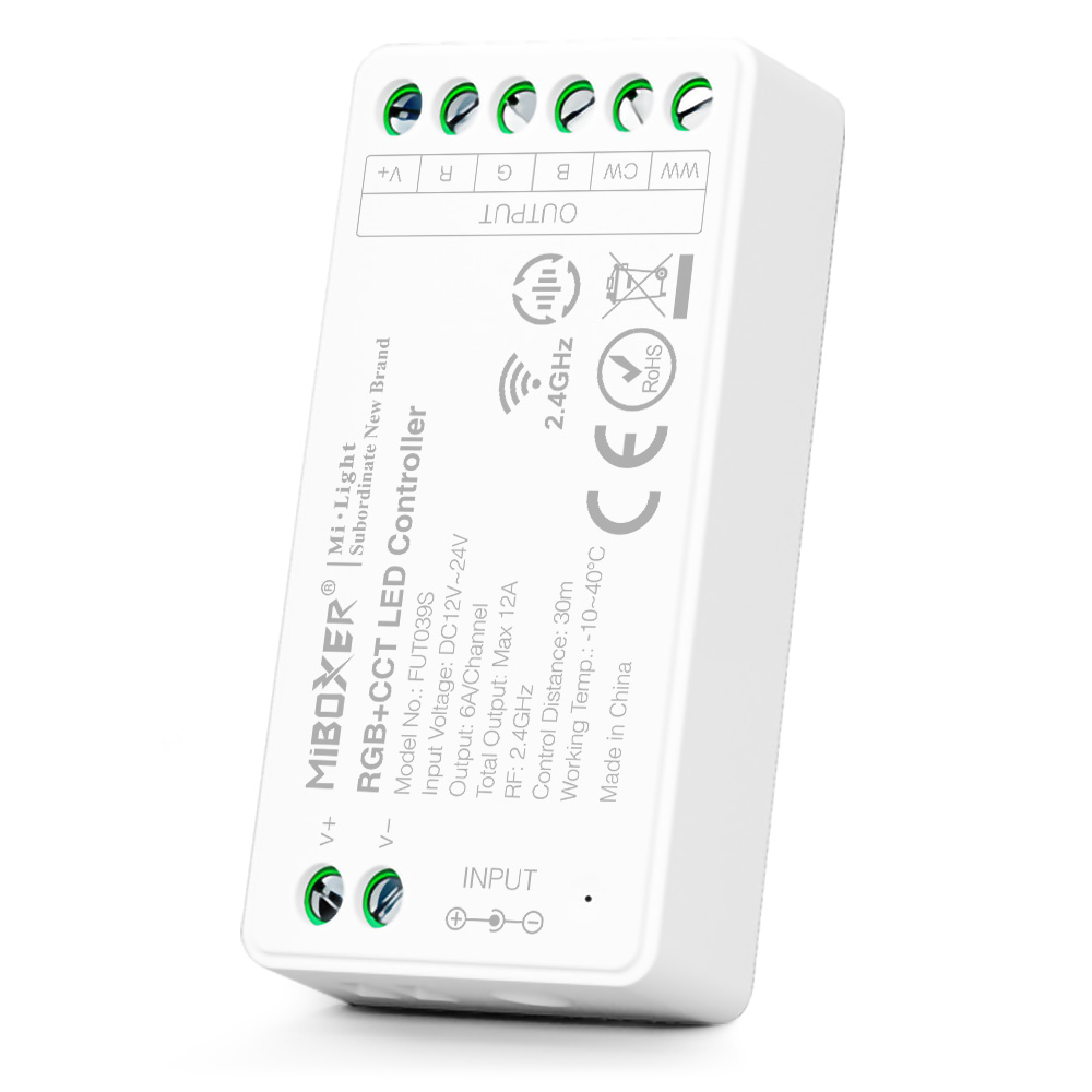 MiBoxer (Mi-Light) FUT039S Regulátor barev RGB+CCT LED pásků DC12-24V/12A
