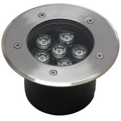 LED venkovní podlahové zapuštěné svítidlo kruhové UG-R150-6W-IP67
