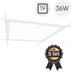 PAHA-600x600-36W CoreLine panel Philips čtvercový, 4000K, UGR <19