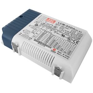 Proudový zdroj 60W nastavitelný / 500-600-700-900-1050-1400mA / 2-90V / (1-60W) / DA (PUSH AC)