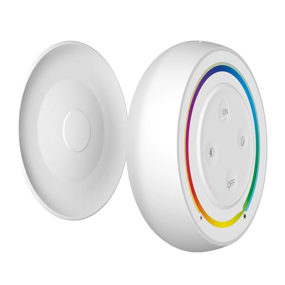 MiBoxer (Mi-Light) S2-W RF nástěnný / ruční ovladač RGB+CCT, 1 okruh, magnetický, bílý