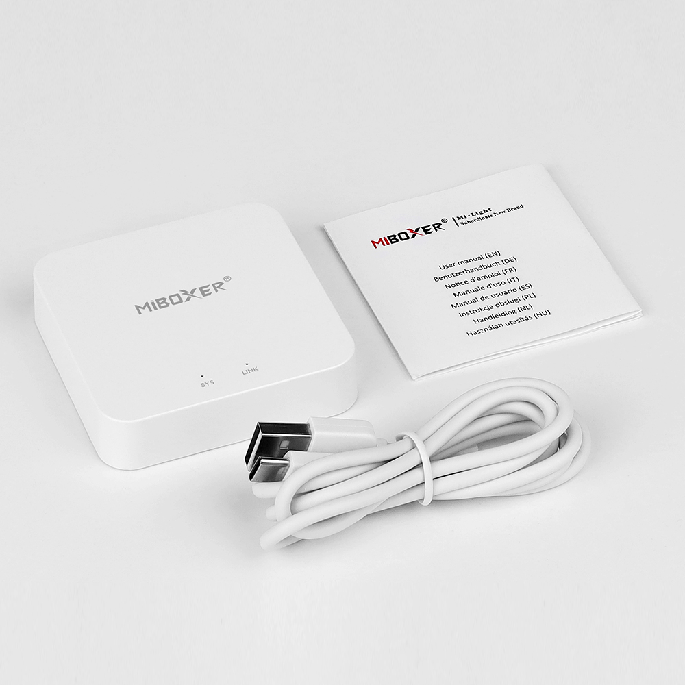 MiBoxer (Mi-Light) WiFi modul WL-BOX2 pro osvětlení RF 2.4GHz | WIFI | 4G | ALEXA | GOOGLE | TUYA multikanál
