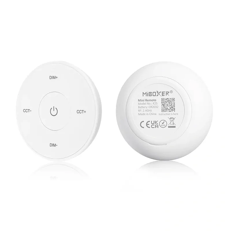 MiBoxer (Mi-Light) K2S nástěnný ovladač pro jednobarevné a CCT pásky, bílý