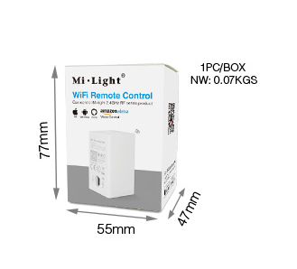 MiBoxer (Mi-Light) YT1 Wi-Fi most pro ovládání RF regulátorů přes iOS, Android, Alexa