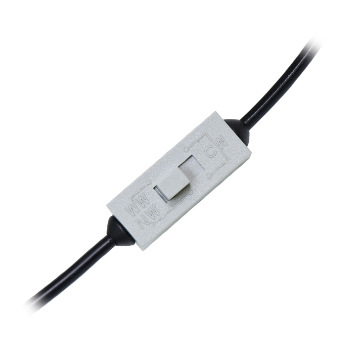PAEM-R220-18W LED Panel zapuštěný kruhový, CCT, černý, IP44 LADA