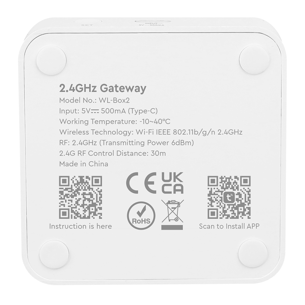MiBoxer (Mi-Light) WiFi modul WL-BOX2 pro osvětlení RF 2.4GHz | WIFI | 4G | ALEXA | GOOGLE | TUYA multikanál
