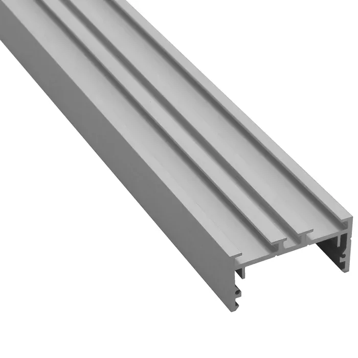 SUAT-50x25 Hliníková lišta, pro 1 až 3 LED pásky, pro povrchovou montáž nebo k zavěšení vč. mléčného nebo prizmatického difuzoru