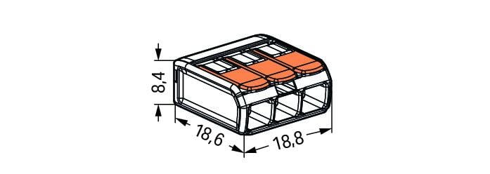 WAGO svorka COMPACT 3