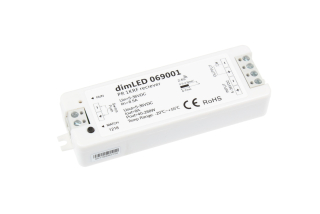Přijímač dimLED RF DIM, 5-36V/8A, Push (40-288W)