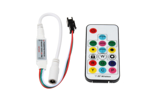 LED ovladač digitální RF DG17 pro adresovatelné pásky 6A max. 2048px max. 25m