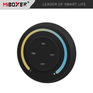 MiBoxer (Mi-Light) S1 RF nástěnný / ruční ovladač CCT, 1 okruh, magnetický, černý
